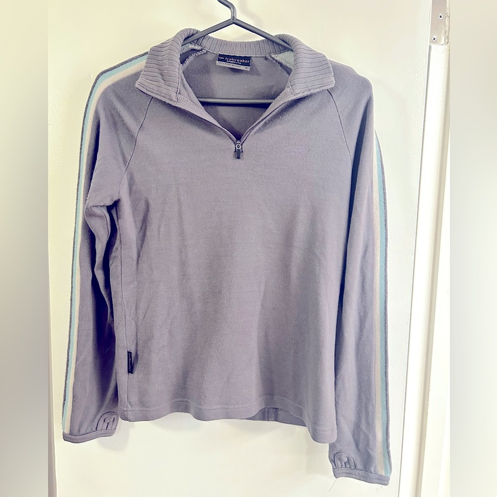 Icebreaker 1/4 zip sweater
